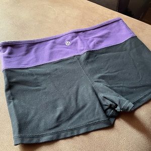 Lululemon reversible running/ workout shorts